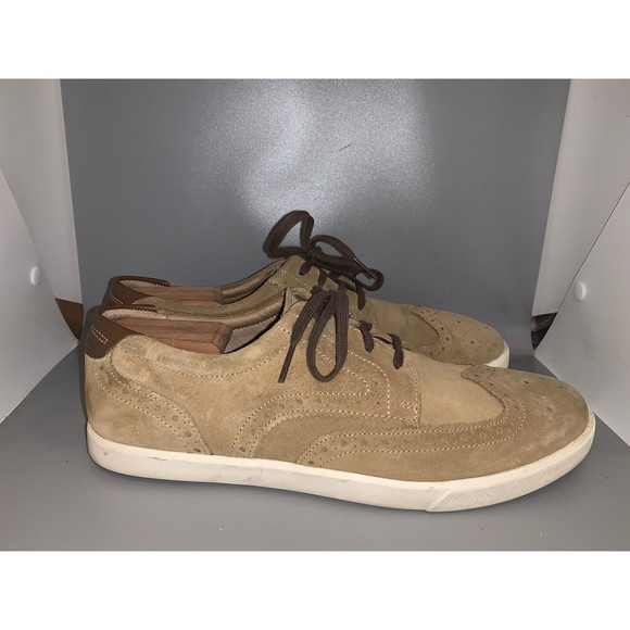 Cole Haan 4.Zerogrand Suede Tan Wingtip Oxford Casual Shoes Men 9.5 M C13804 Amazon.com | Cole Haan Men main image 4